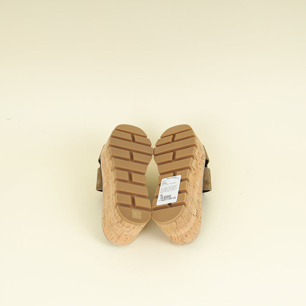 Hermes Vert Toundra Eze 30 Sandal 38