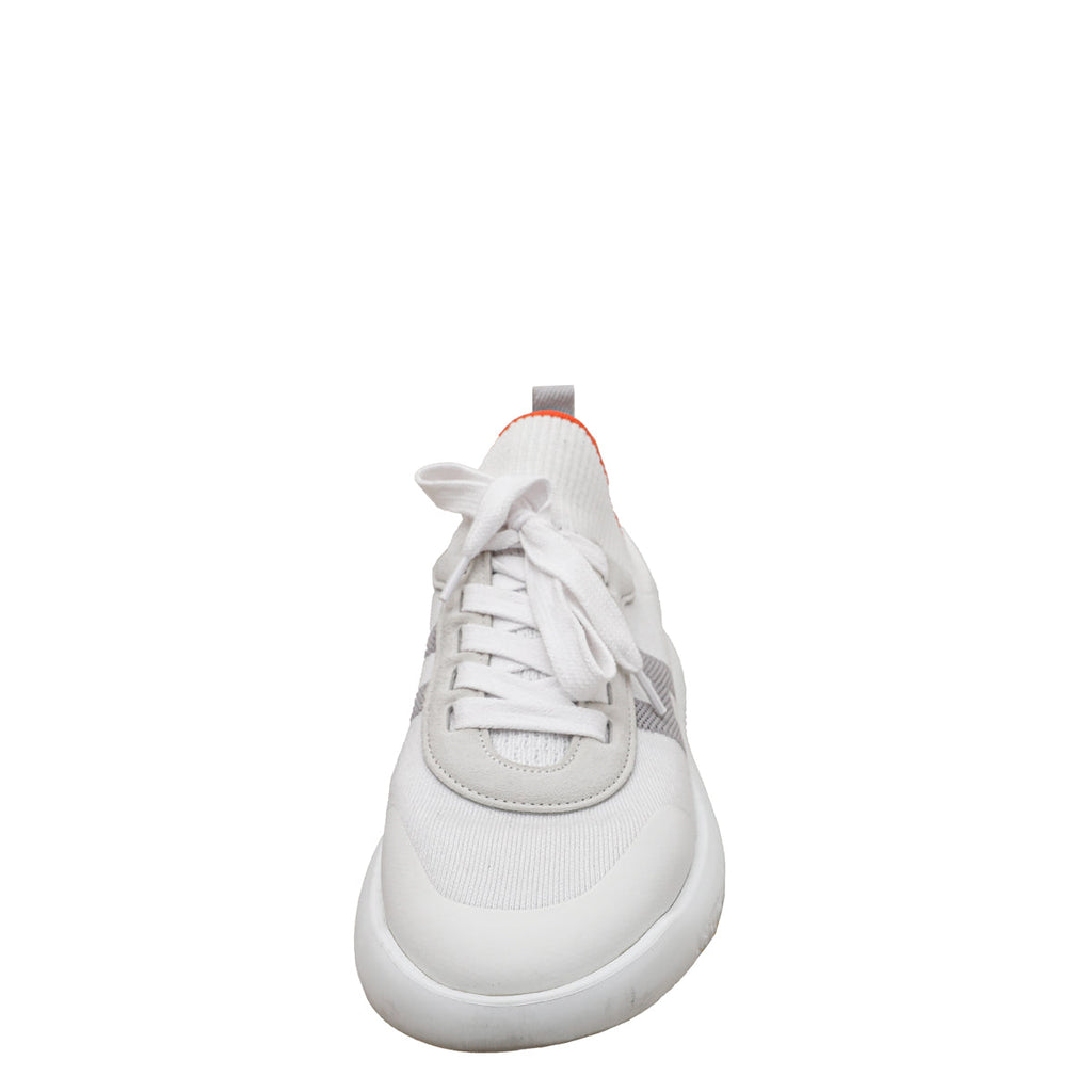 Hermes White Crew Sneakers 39.5
