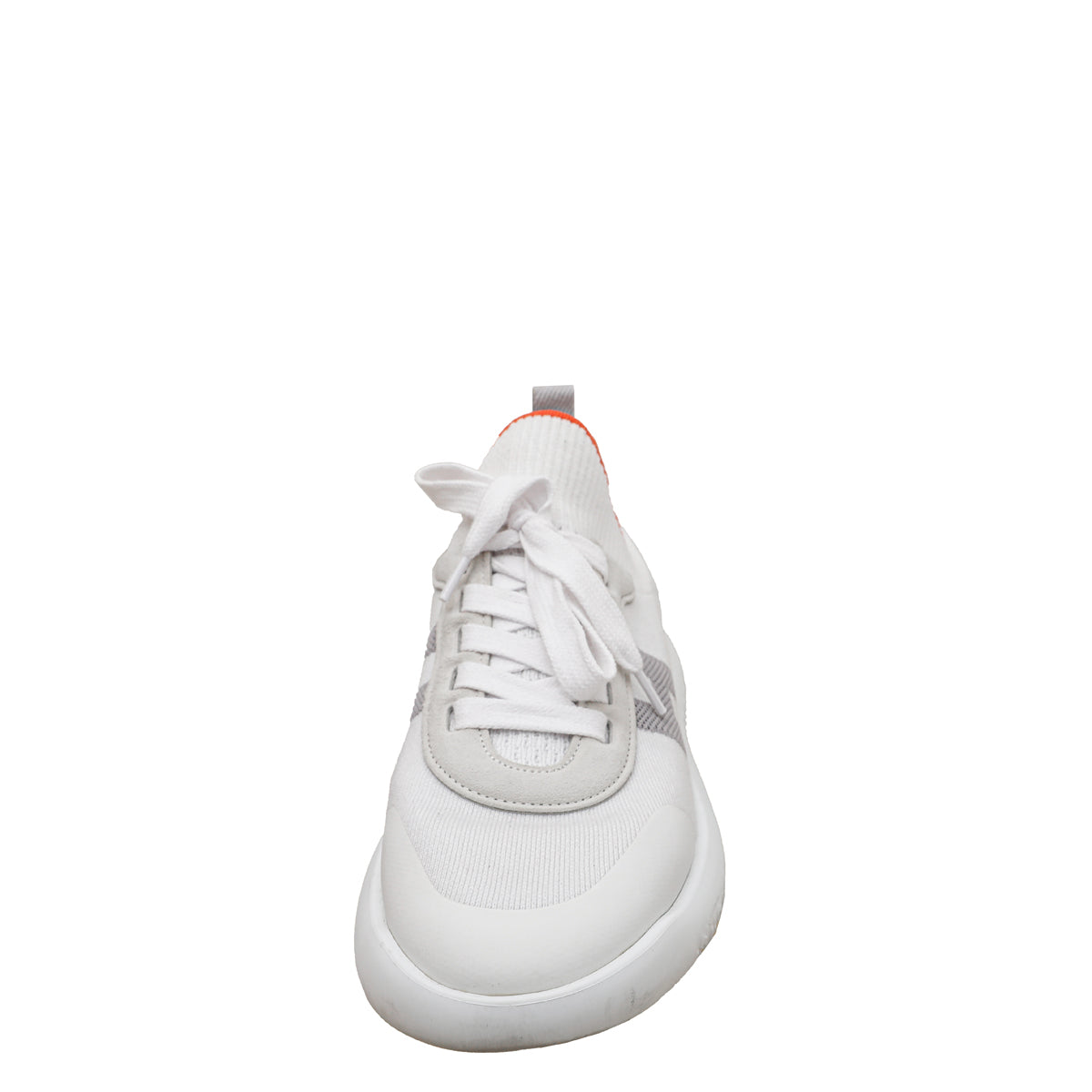 Hermes White Crew Sneakers 39.5