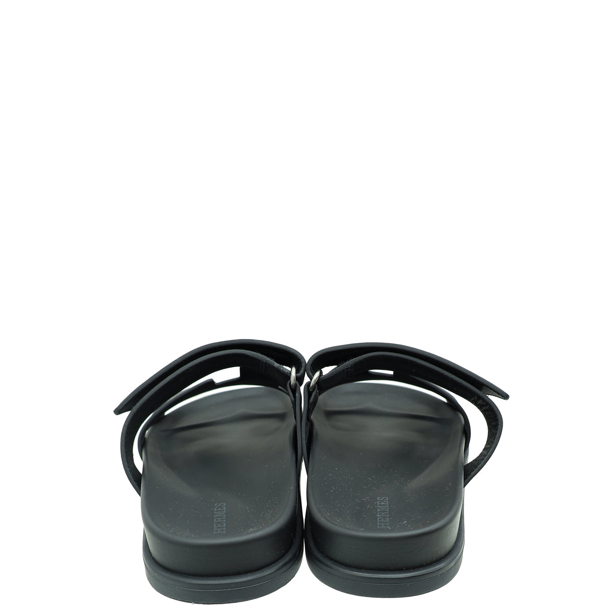 Hermes Noir Chypre Sandal 39.5