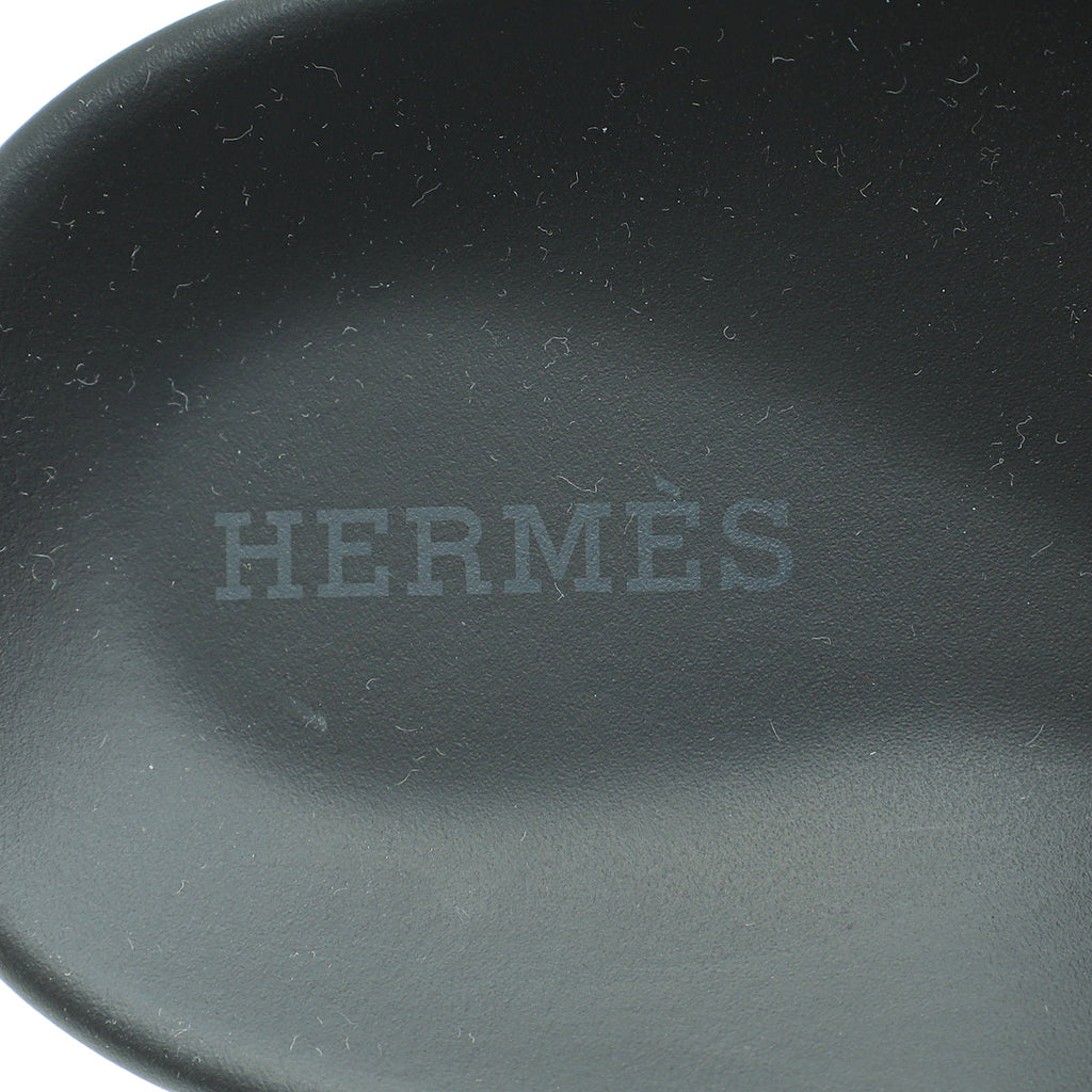 Hermes Noir Chypre Sandal 39.5