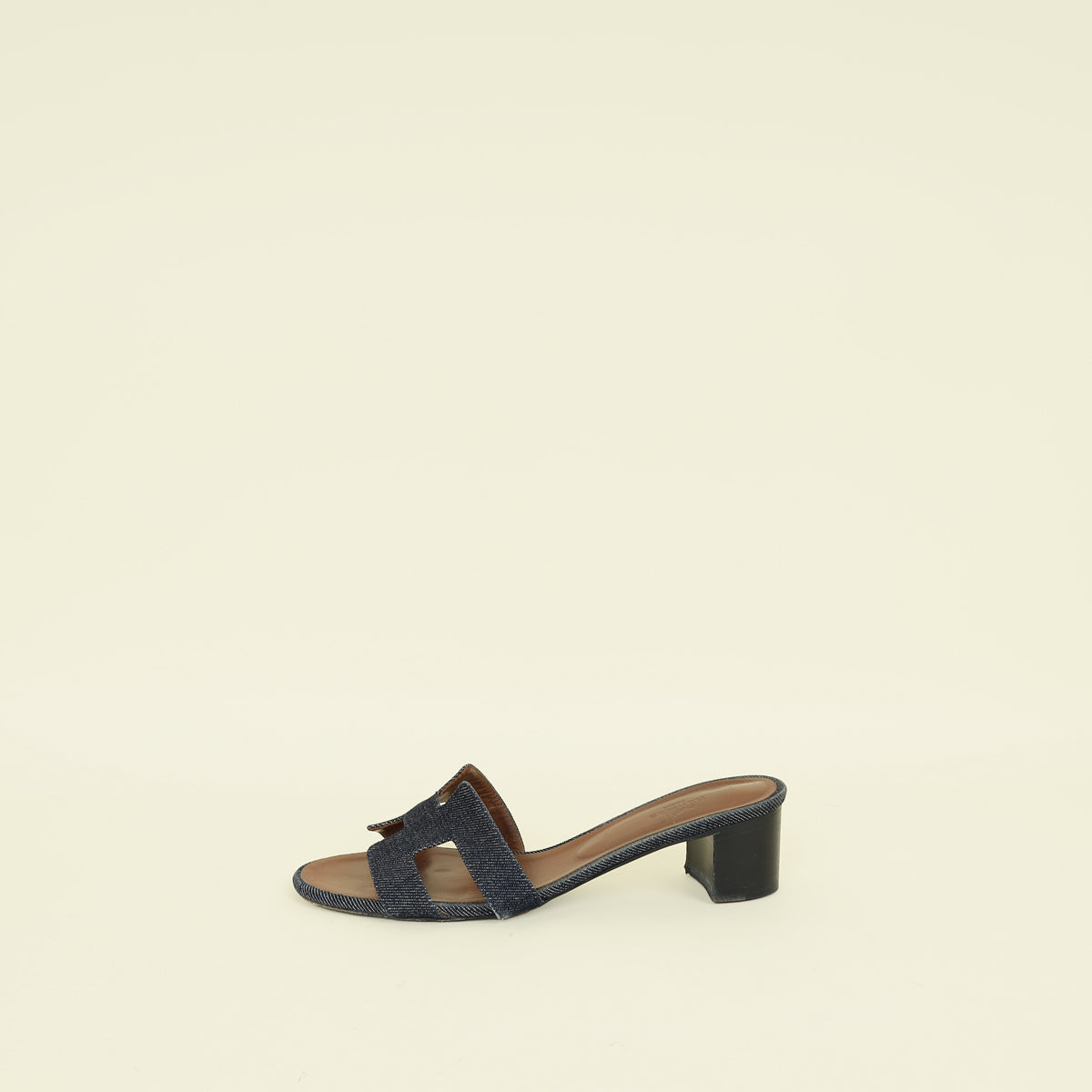 Hermes Bleu Brut Oasis Denim Sandal 39.5