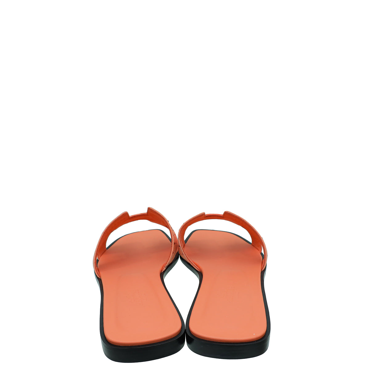 Hermes Orange Joey Goatskin Crystal Oran Sandal 39.5