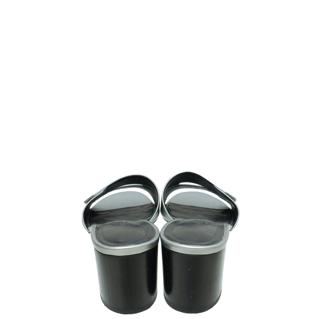 Hermes Gris Very Sandal 39.5