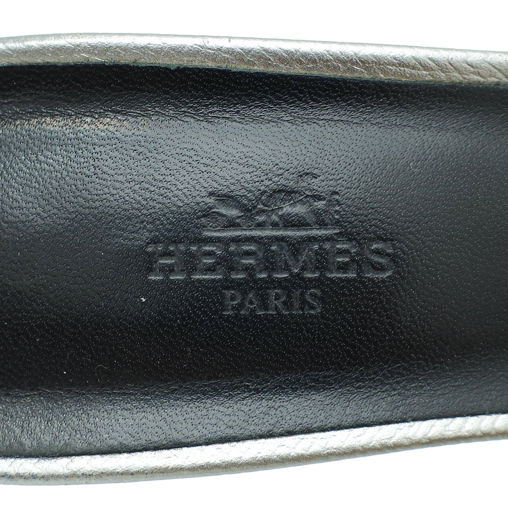 Hermes Gris Very Sandal 39.5
