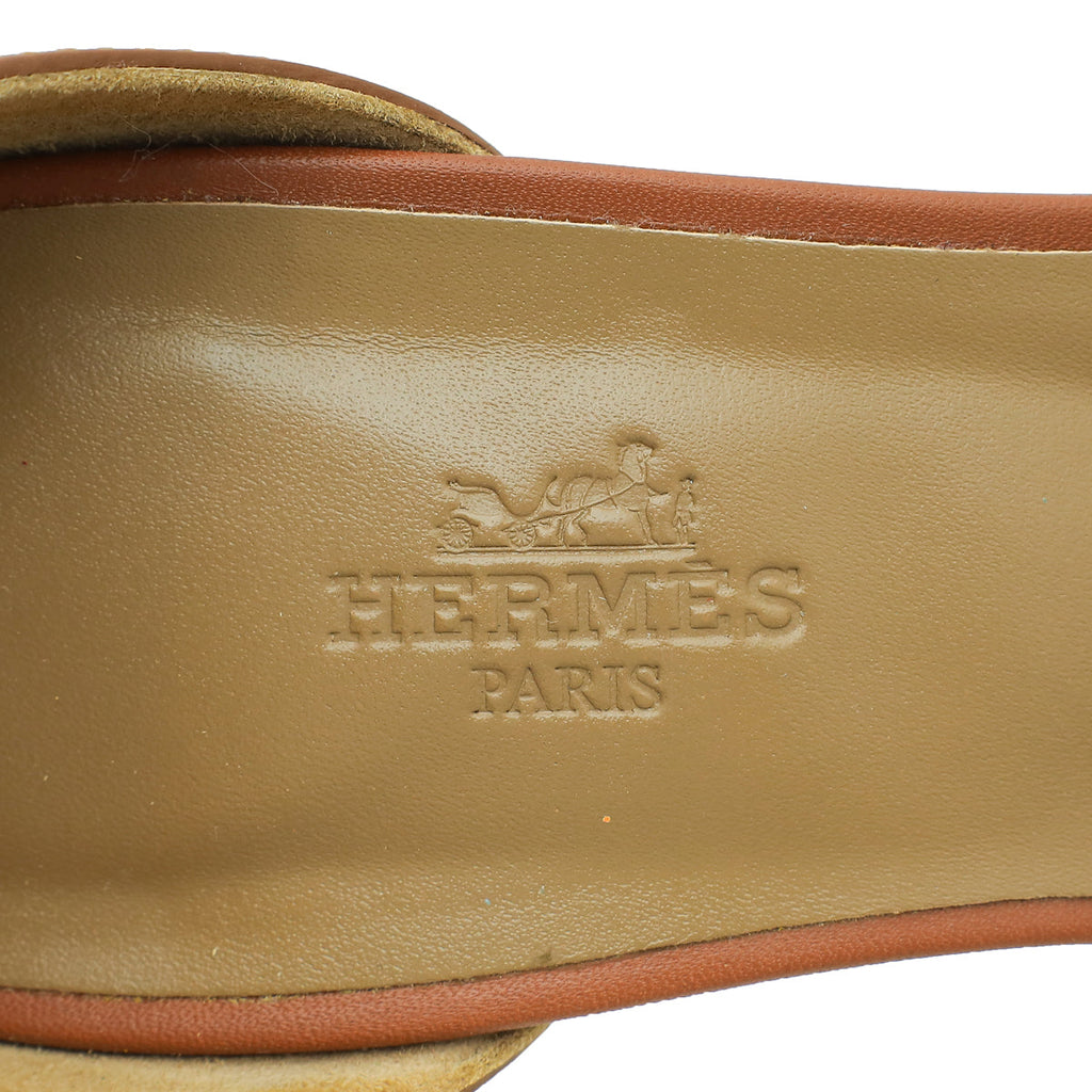 Hermes Gold Legend Sandal 39
