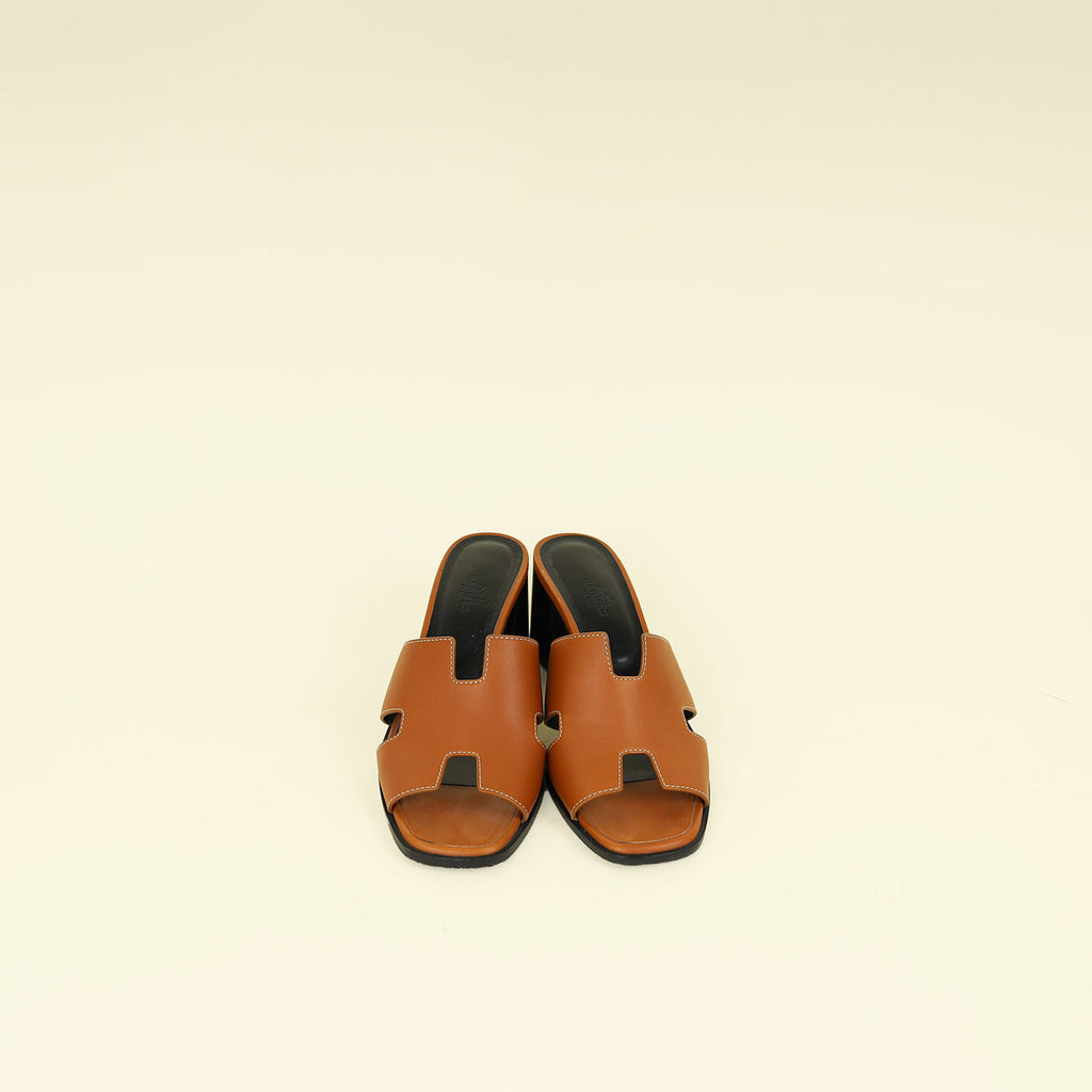 Hermes Naturel Helia 60 Sandal 39