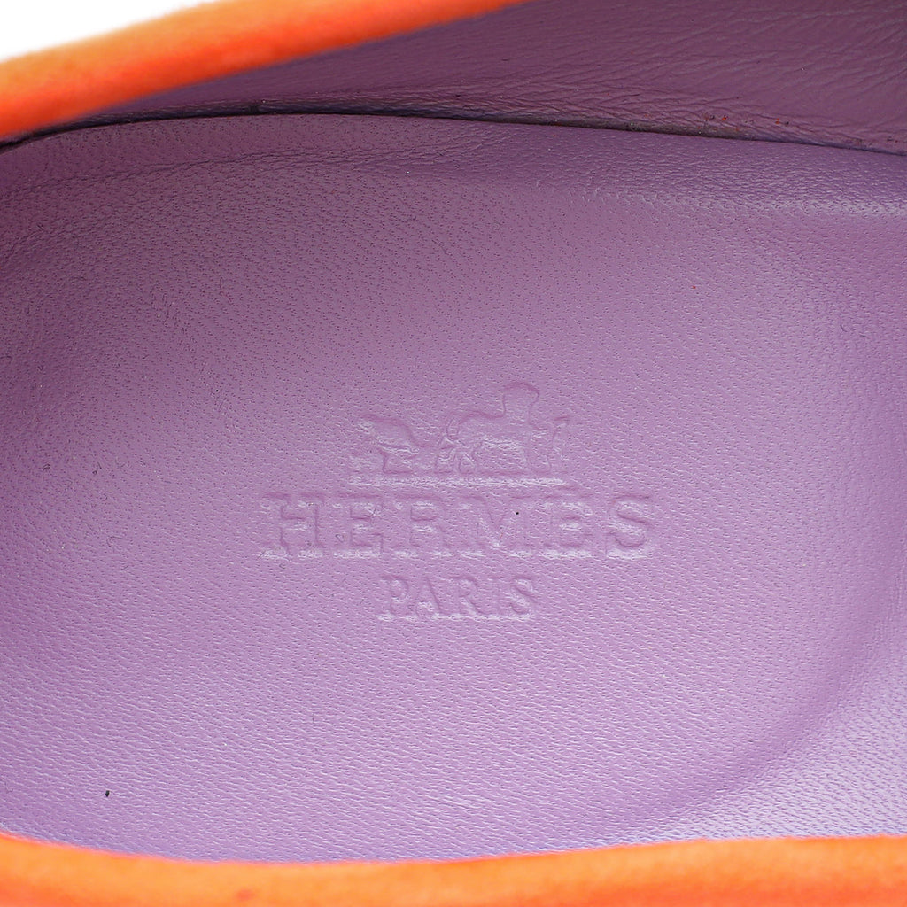 Hermes Rose Sorbet Royal Loafer 39