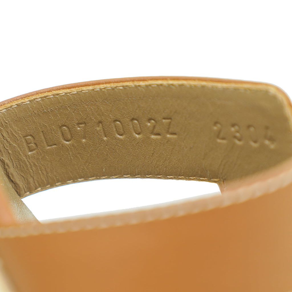 Hermes Gold Oasis Sandal 39