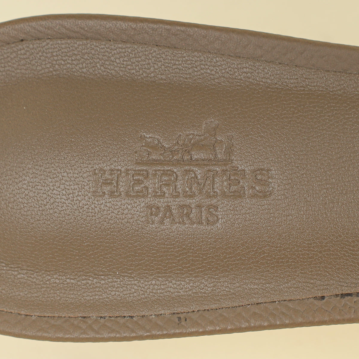 Hermes Etoupe Oasis Sandals 39