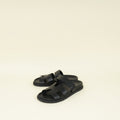Hermes Noir Chypre Sandal 39