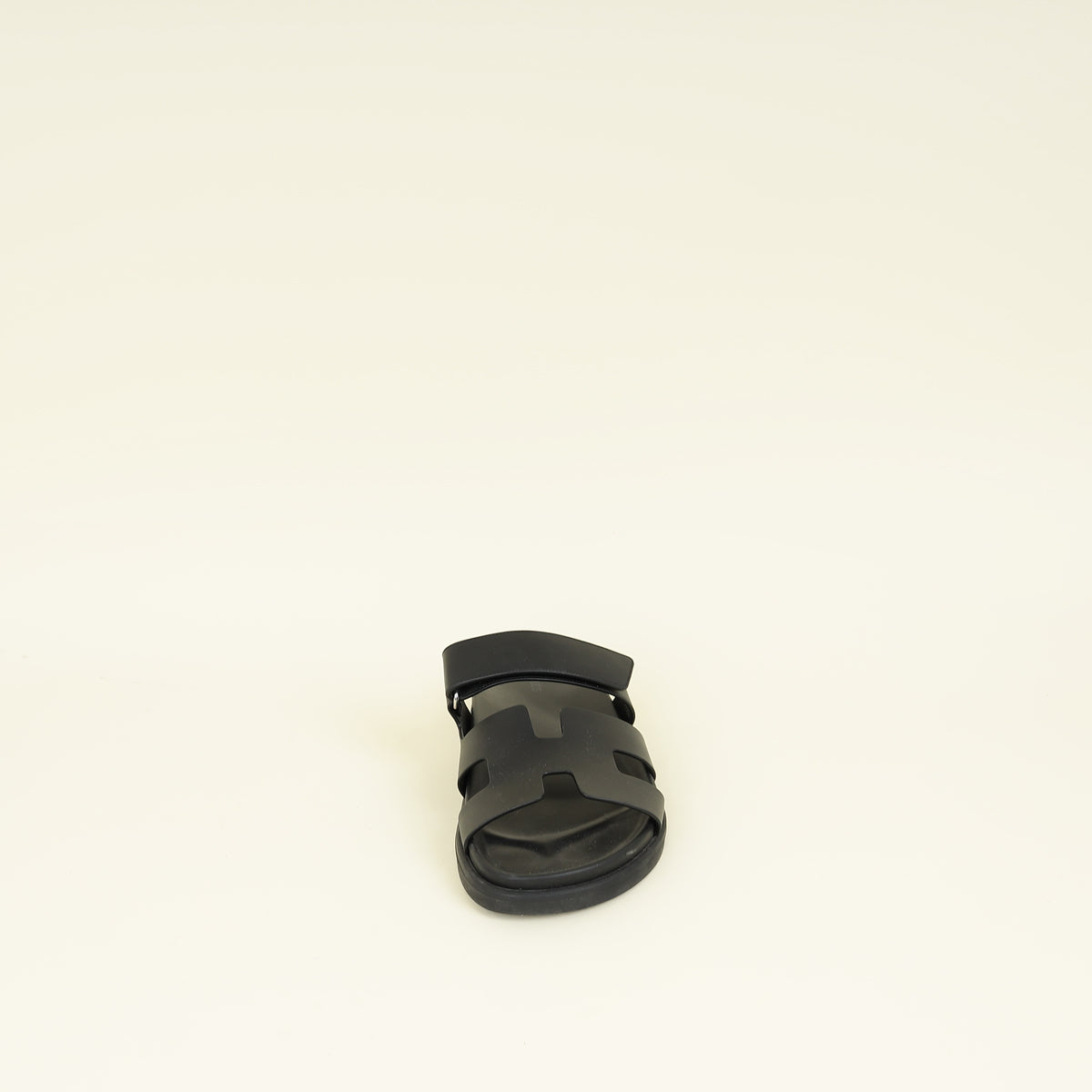 Hermes Noir Chypre Sandal 39