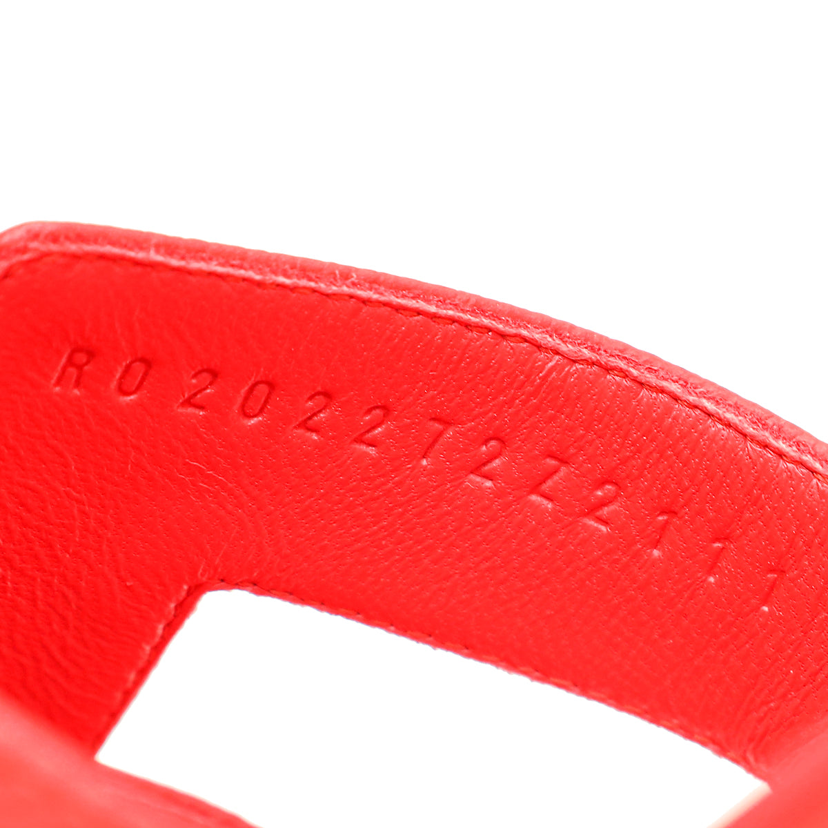 Hermes Rouge Grenadine Oran Sandals 39
