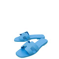 Hermes Bleu Bleuet Oran Sandal 39