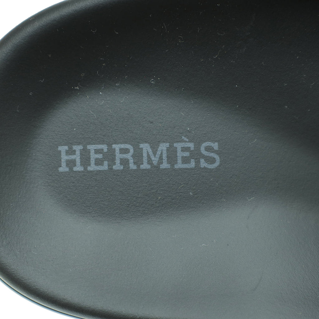 Hermes Black Chypre Sandal 39