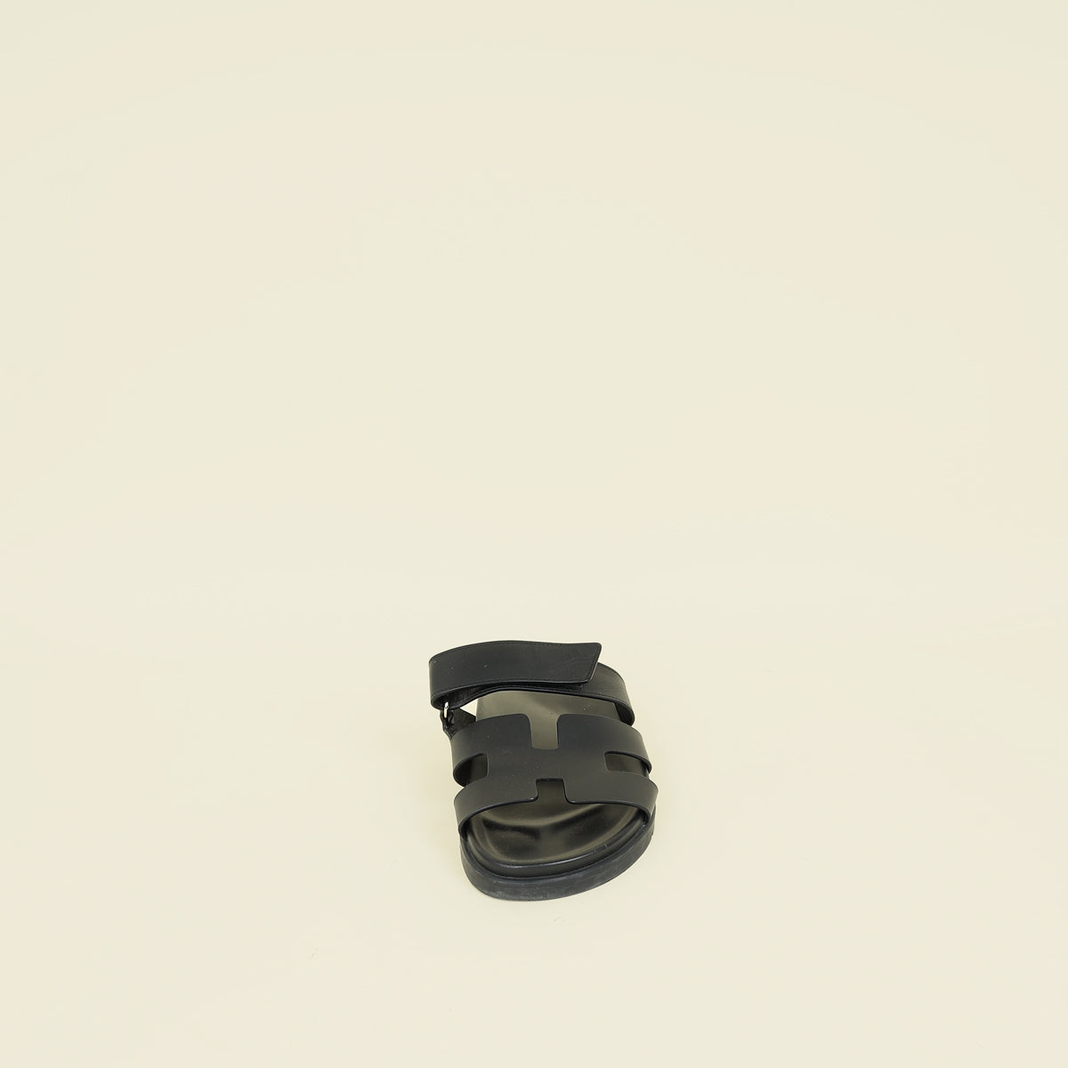 Hermes Noir Chypre Sandal 39