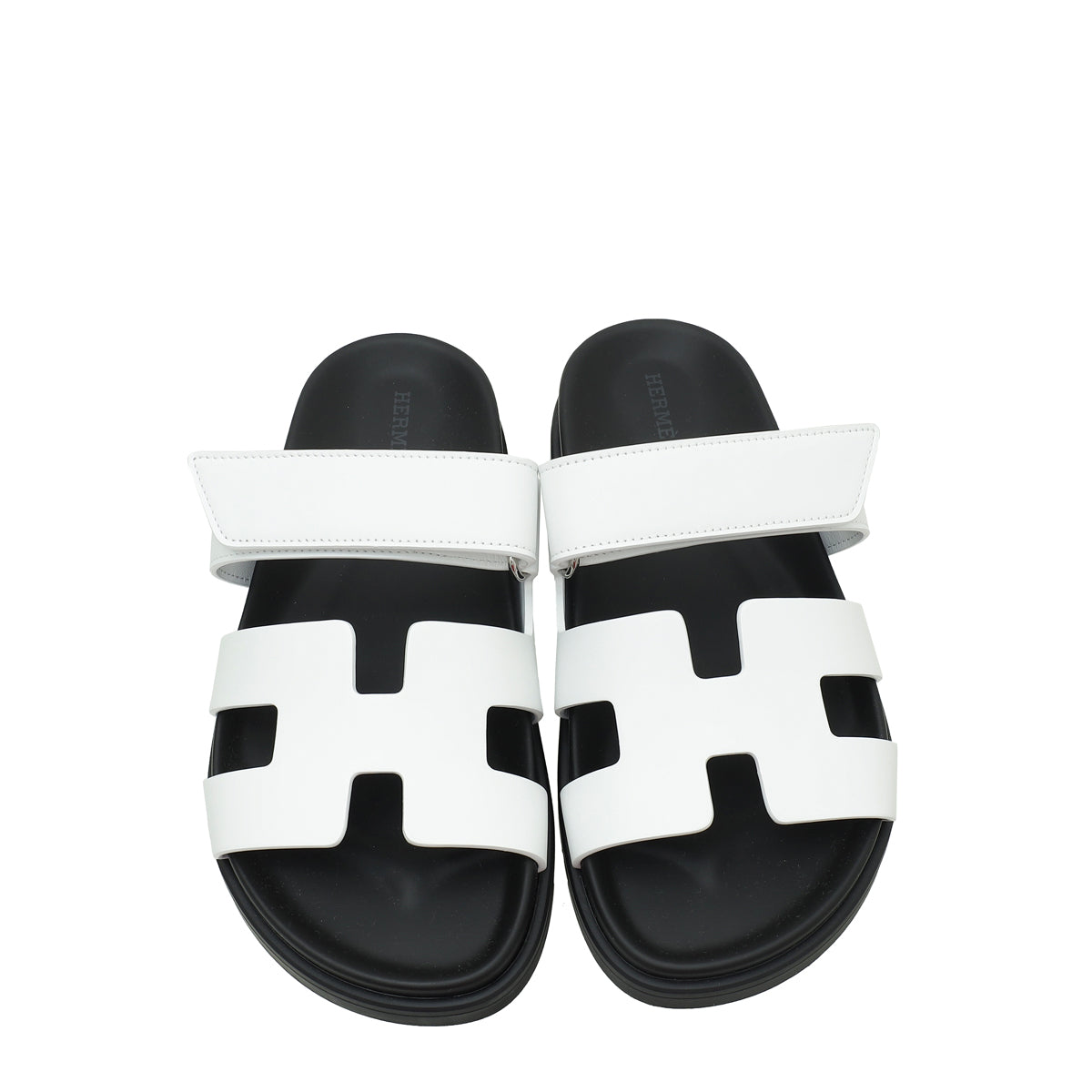 Hermes Blanc Chypre Sandals 39