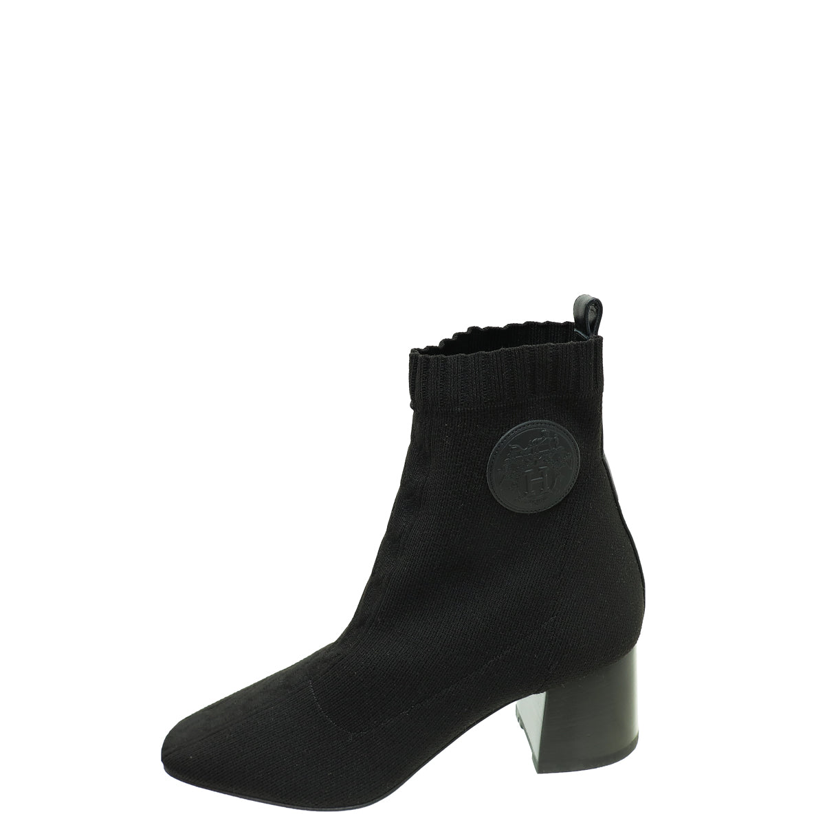 Hermes Noir Volver 60 Ankle Boot 39