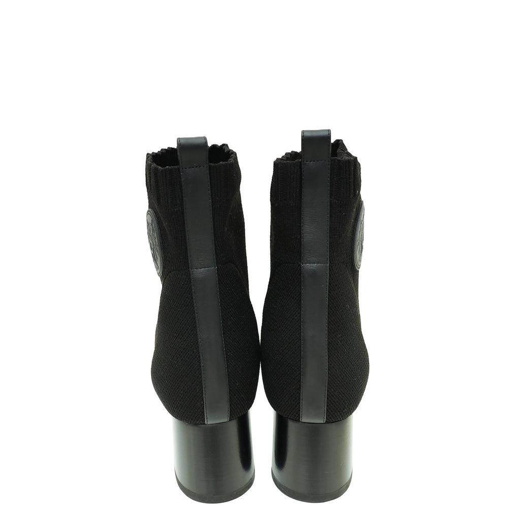 Hermes Noir Volver 60 Ankle Boot 39