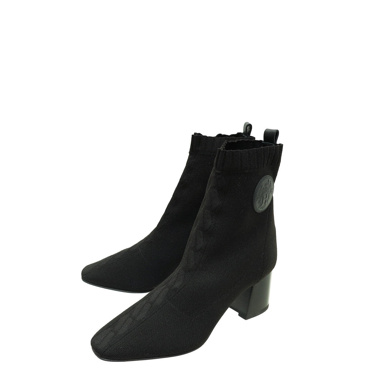 Hermes Noir Volver 60 Ankle Boot 39