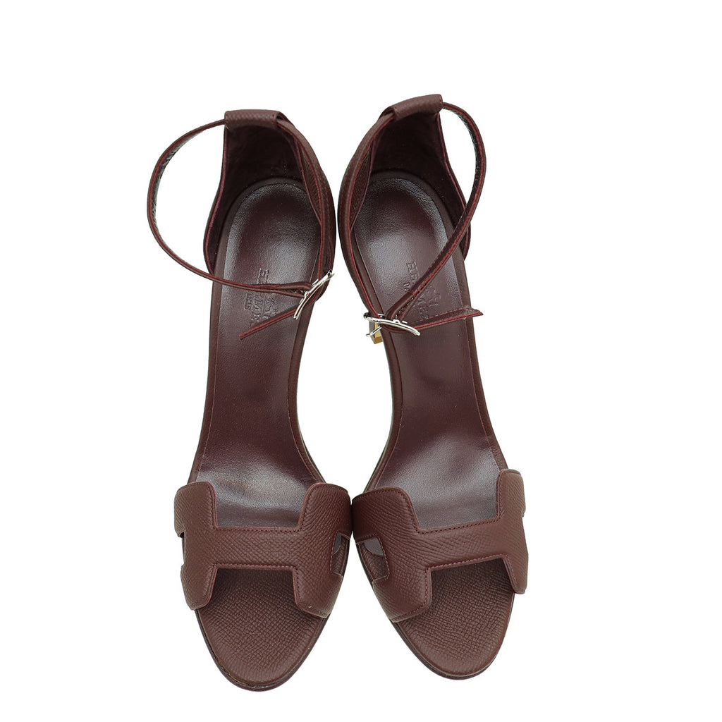 Hermes Rouge H Sandal 39