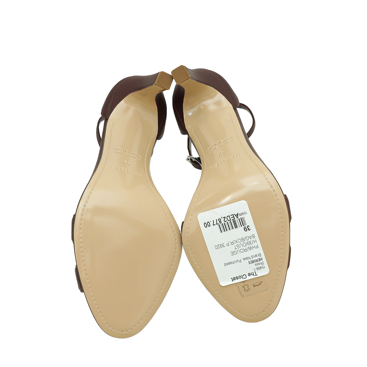 Hermes Rouge H Sandal 39
