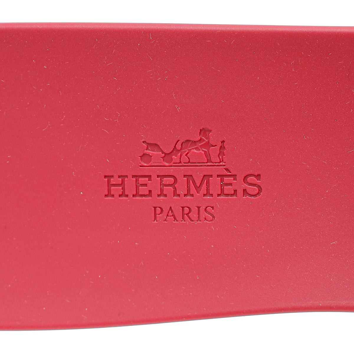 Hermes Rose Baie Rubber Aloha Sandals 39