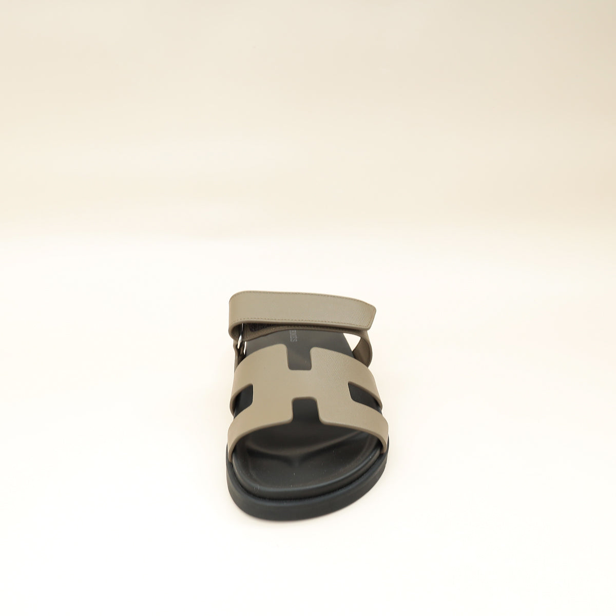 Hermes Etoupe Chypre Sandals 39
