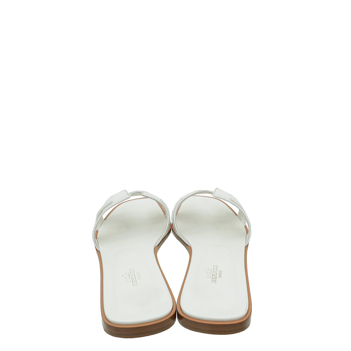 Hermes Blanc Oran Sandal 40.5