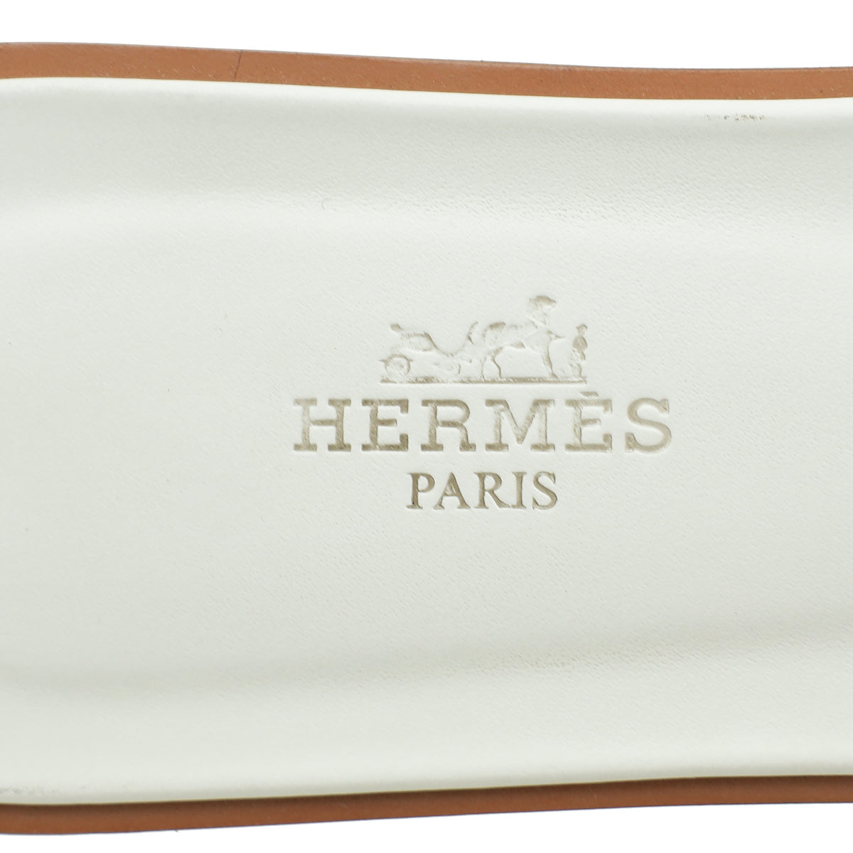 Hermes Blanc Oran Sandal 40.5