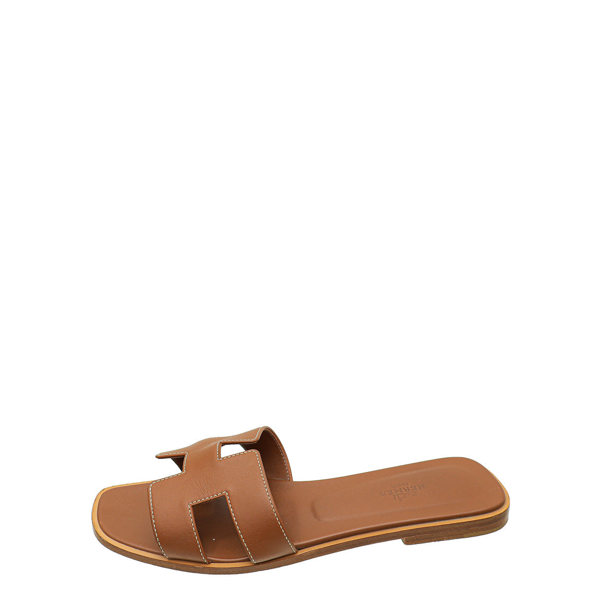 Hermes Gold Oran Sandal 40.5