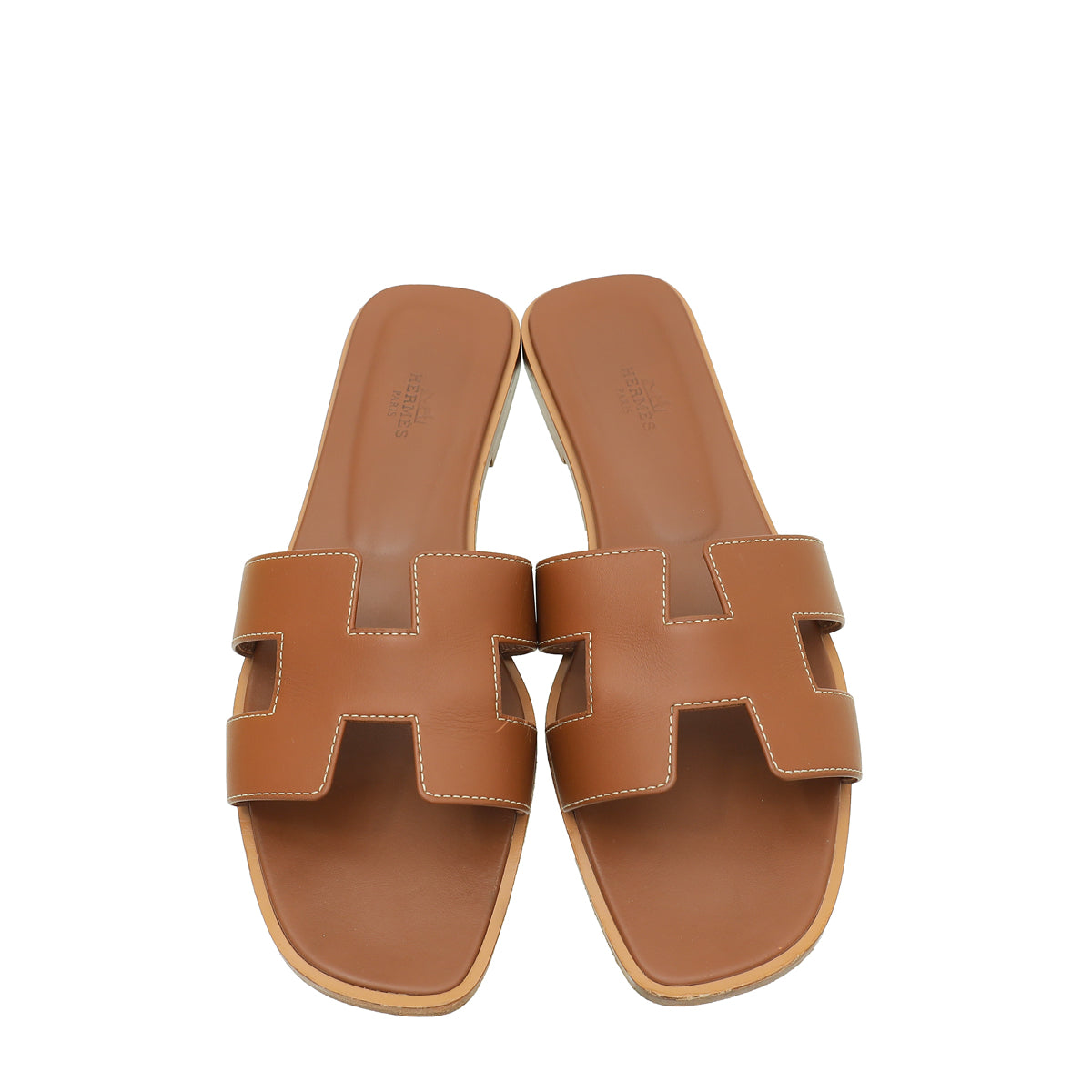 Hermes Gold Oran Sandal 40.5
