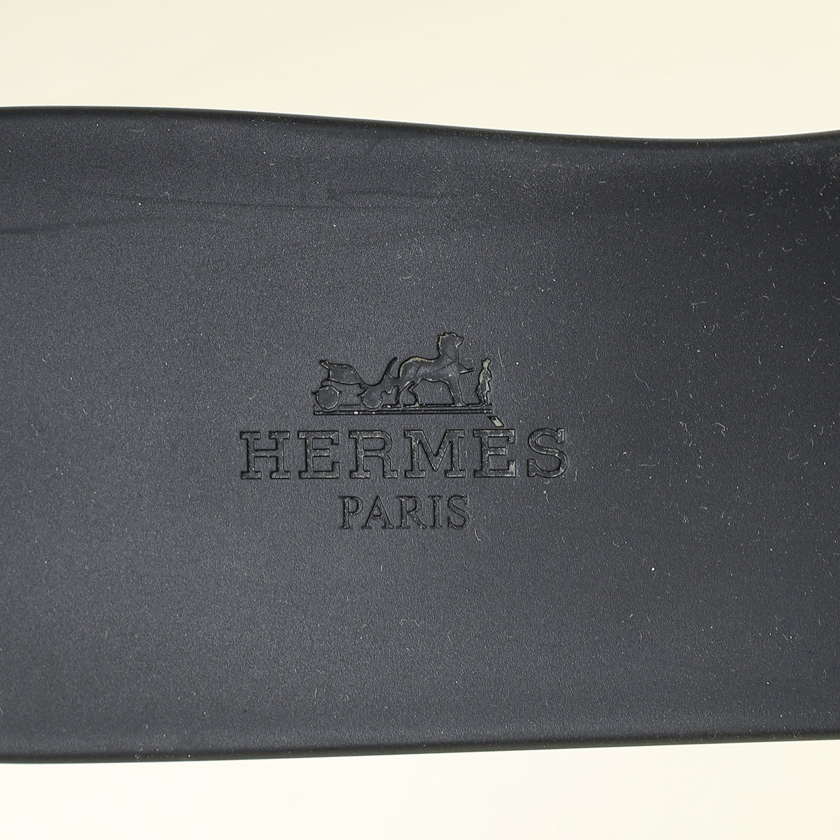 Hermes Noir Aloha Sandals 40