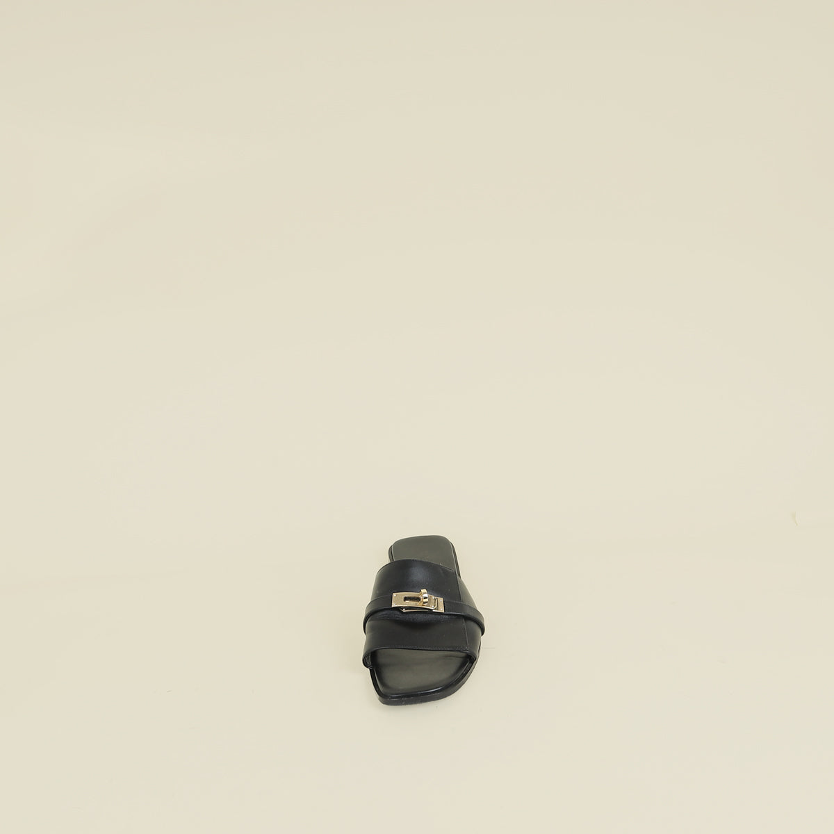 Hermes Noir Giulia Sandal 40