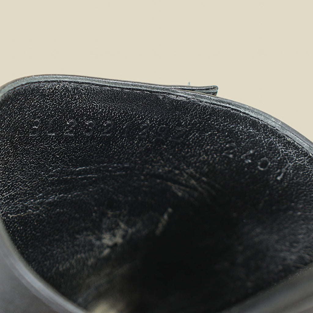 Hermes Noir Giulia Sandal 40