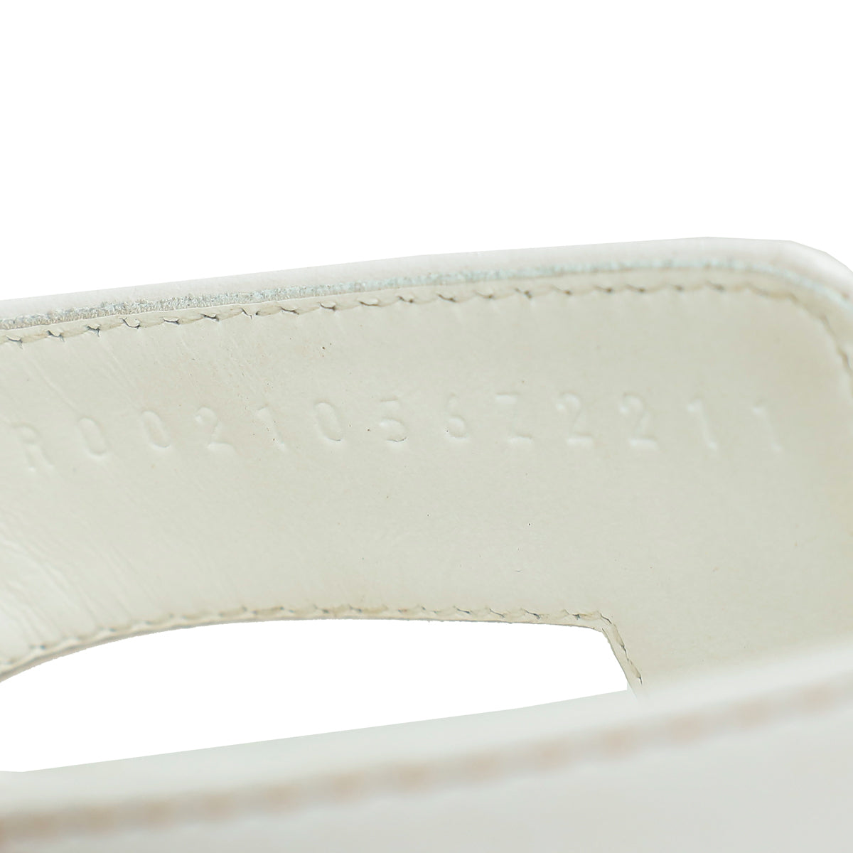 Hermes Blanc Oran Sandal 40