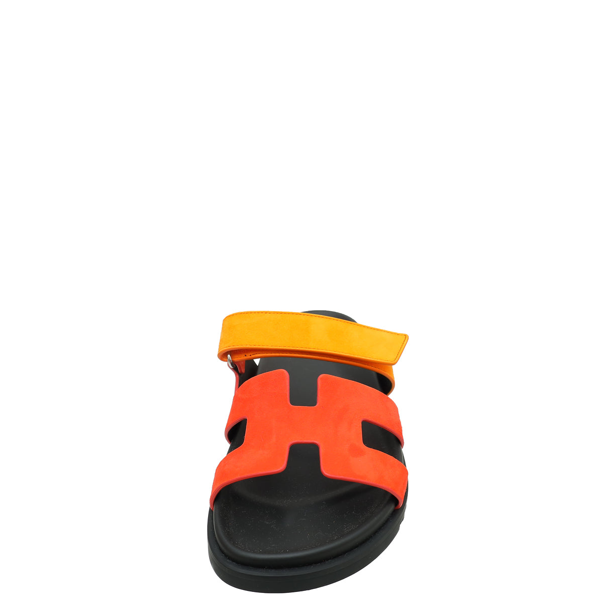 Hermes Bicolor Suede Chypre Sandals 40