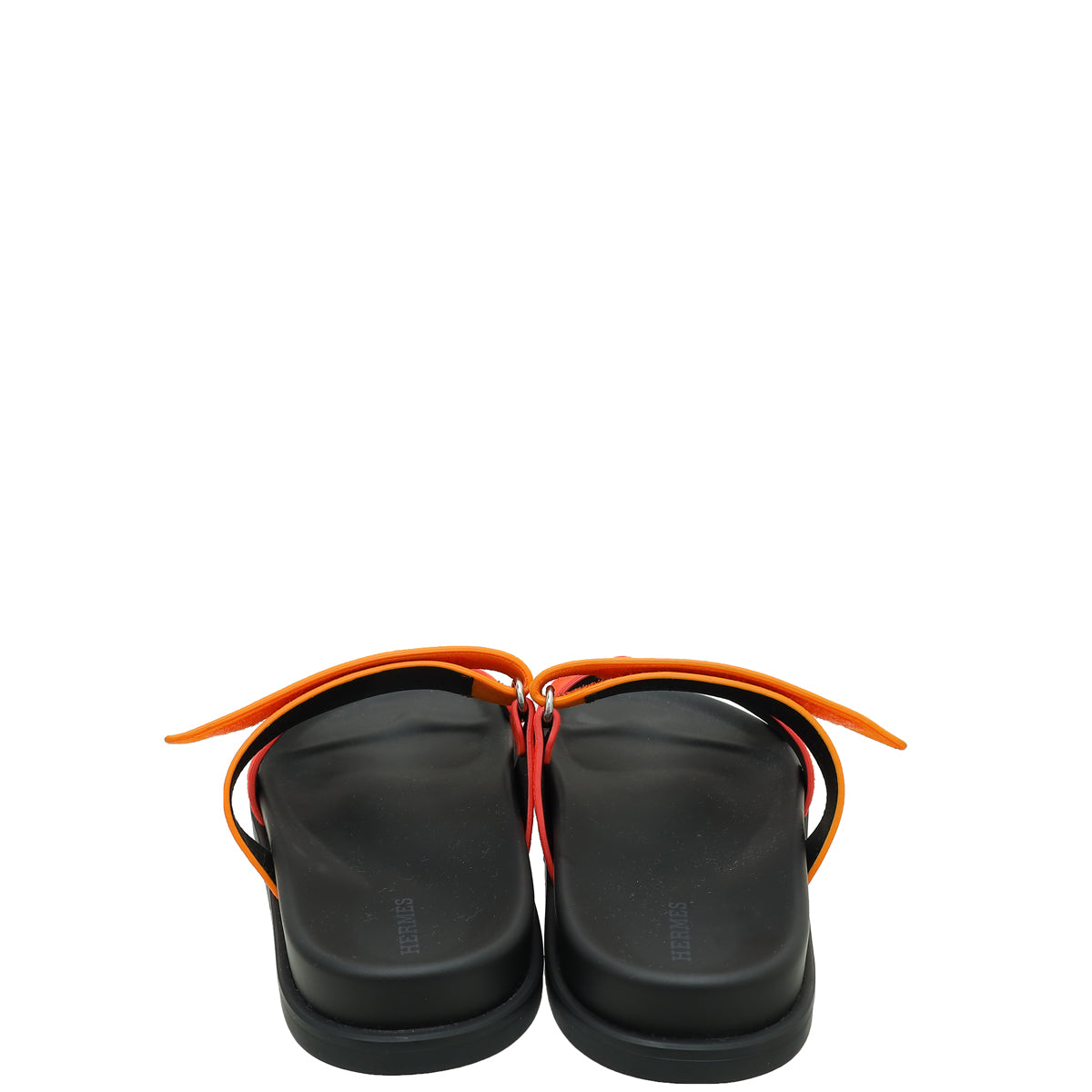 Hermes Bicolor Suede Chypre Sandals 40