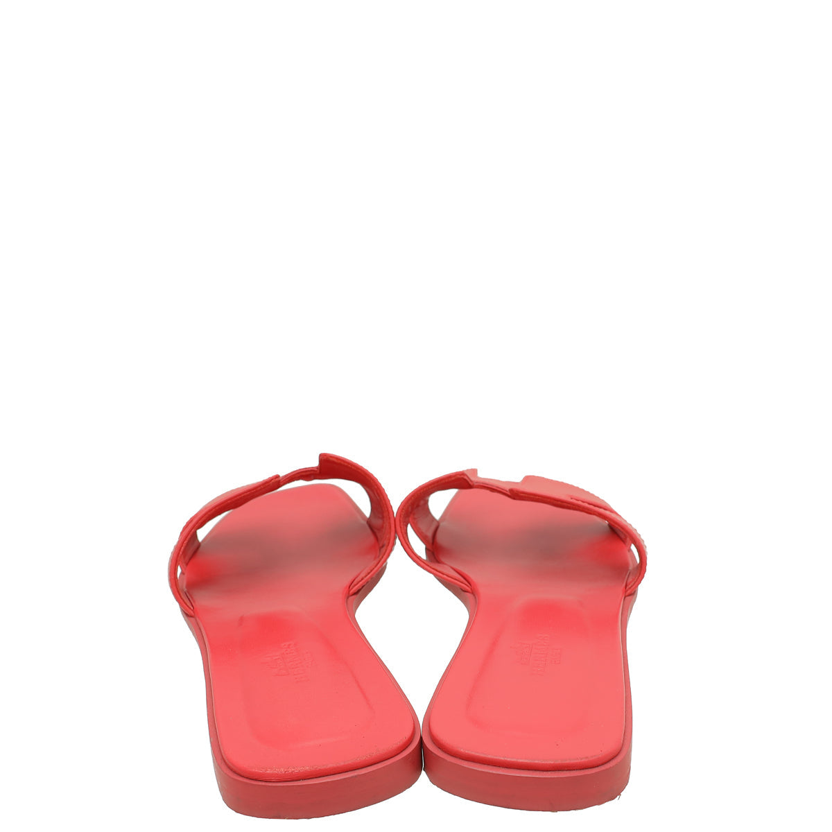 Hermes Rouge Corazon Oran Sandal 40