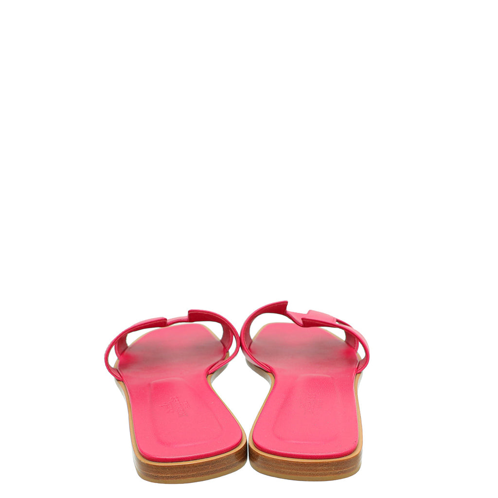 Hermes Rose Sorbet Oran Sandal 40