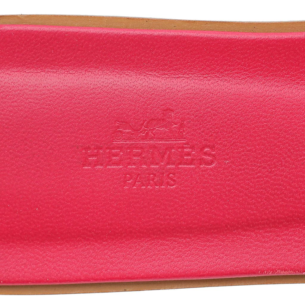 Hermes Rose Sorbet Oran Sandal 40