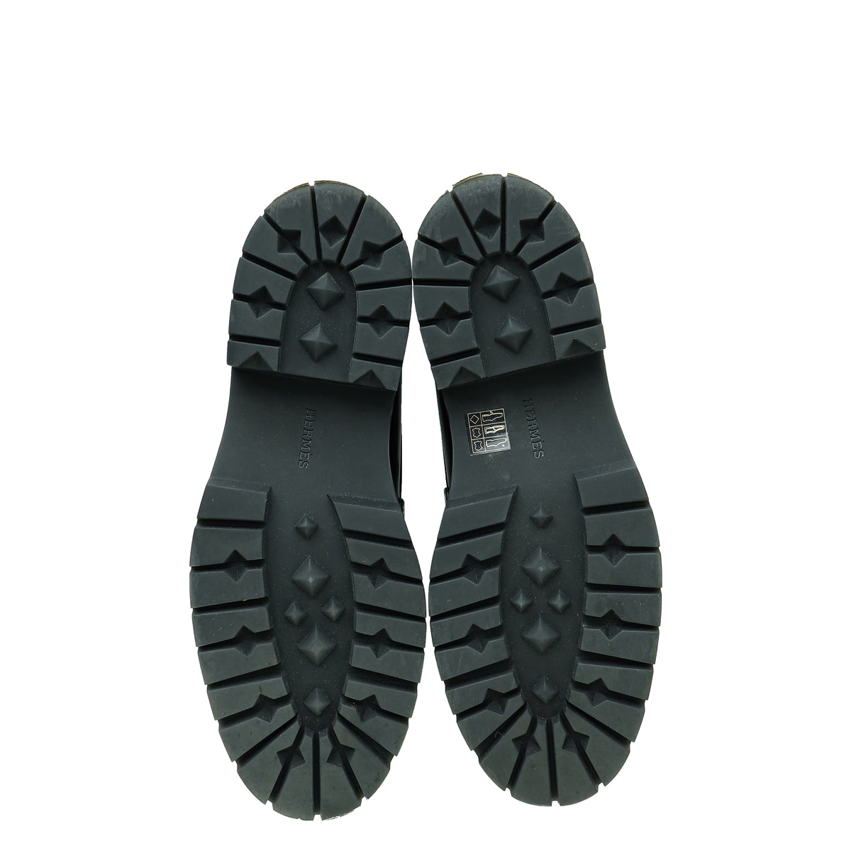 Hermes Noir Glazed Hitch Loafer 40
