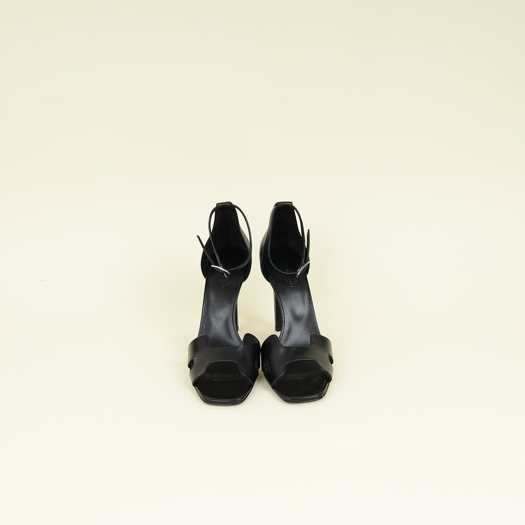 Hermes Noir Joy 105 Sandal 40