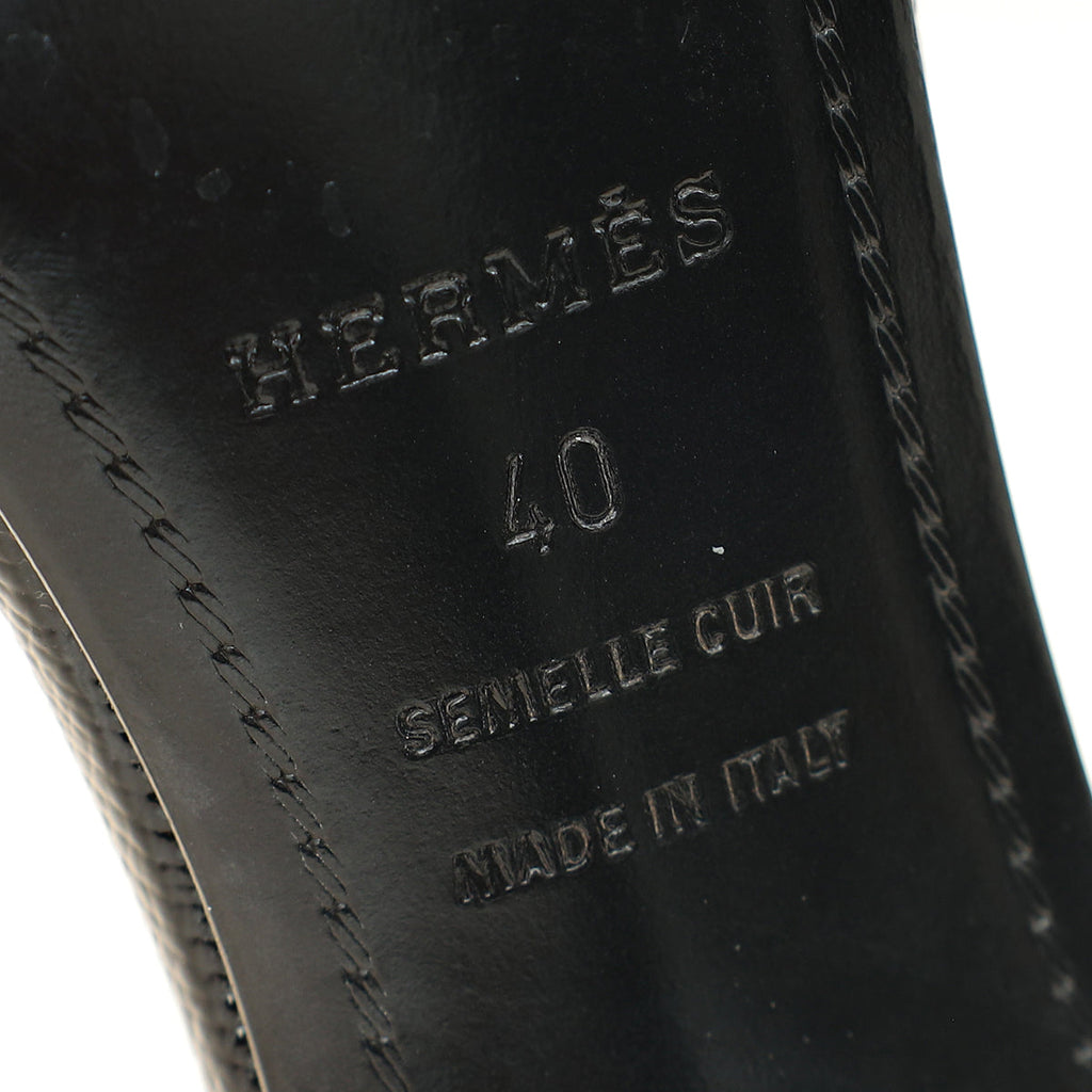 Hermes Noir Premiere 105 Sandal 40