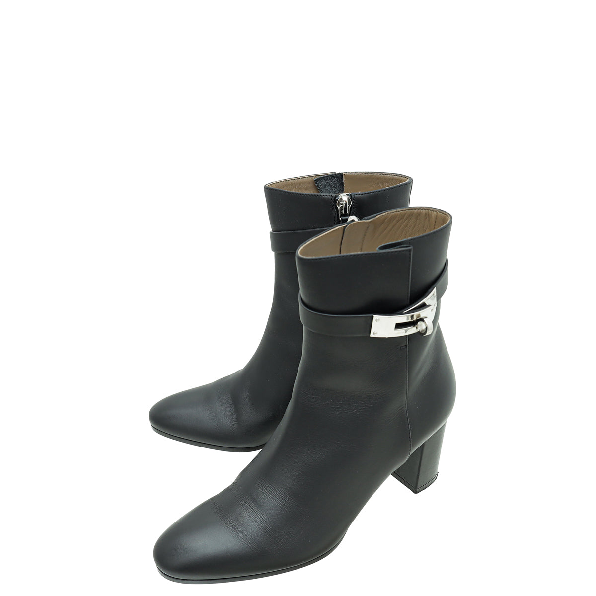 Hermes Noir Saint Germain Ankle Boot 40