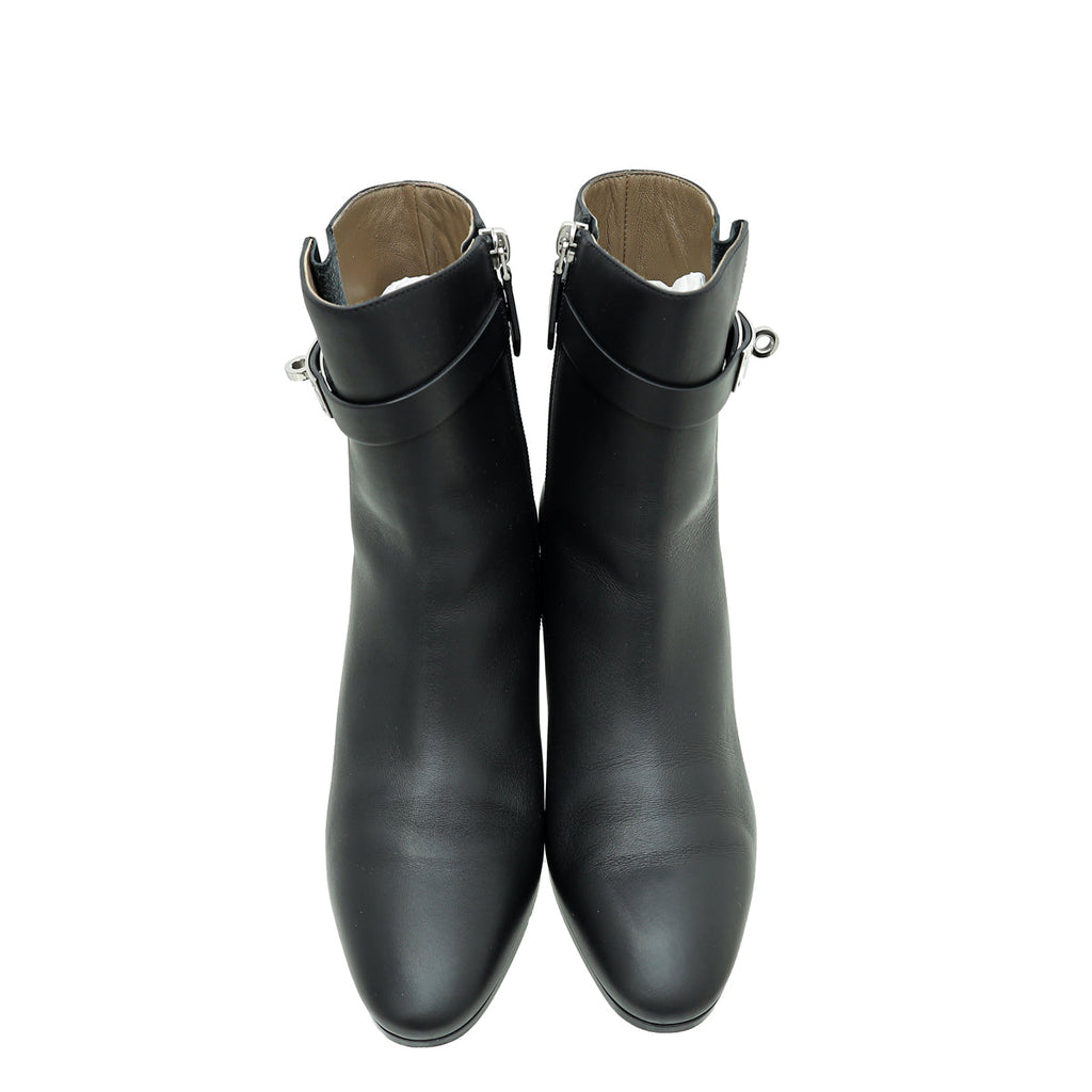 Hermes Noir Saint Germain Ankle Boot 40