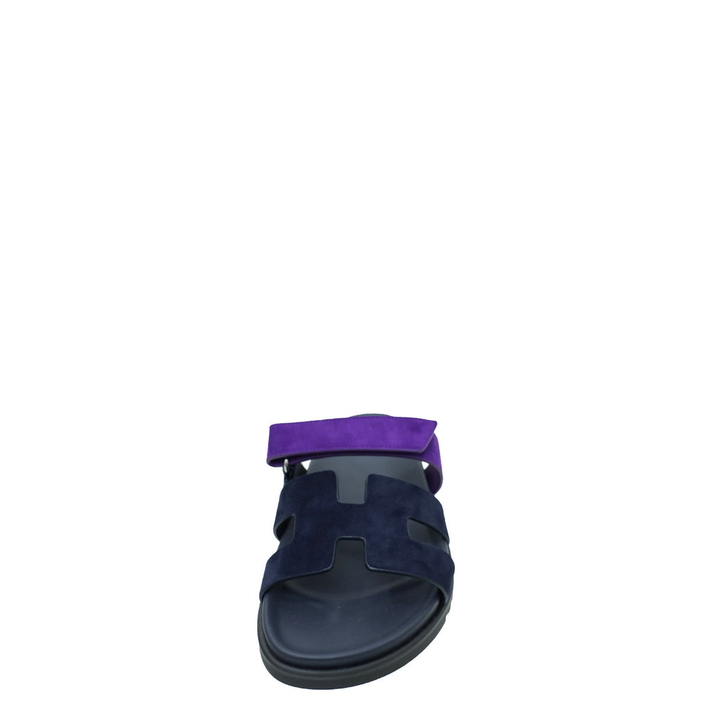 Hermes BN Suede Chypre Sandals 40