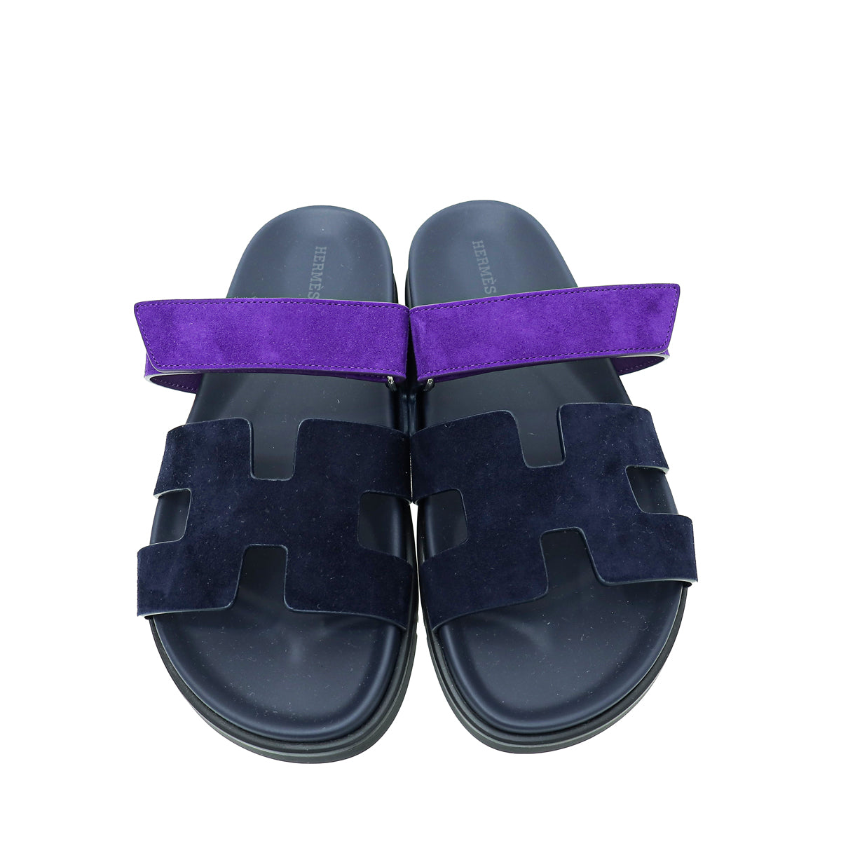 Hermes BN Suede Chypre Sandals 40