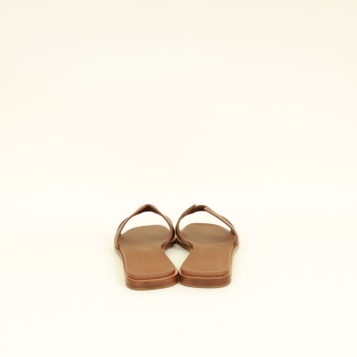 Hermes Gold Oran Sandal 40