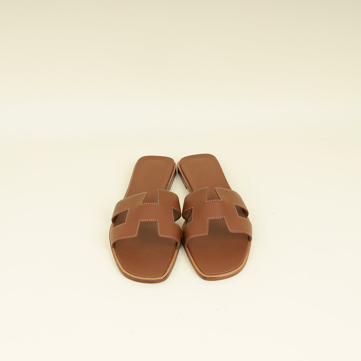 Hermes Gold Oran Sandal 40